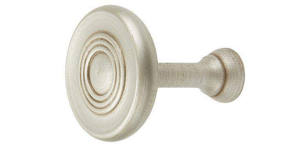 Hallis Modern Country Satin Silver Wooden Holdback - Curtain Poles Emporium