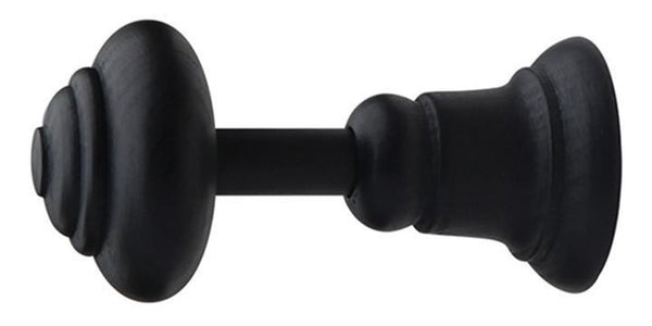 Hallis Woodline Black Wooden Large Holdback - Curtain Poles Emporium