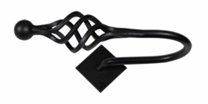 Cameron Fuller Black Cage Holdback - Curtain Poles Emporium