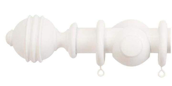Jones Cathedral 30mm Cotton Curtain Pole Ely finial - Curtain Poles Emporium
