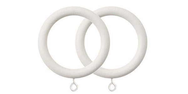 Jones Cathedral 30mm Cotton Curtain Rings (Pack Size 4) - Curtain Poles Emporium