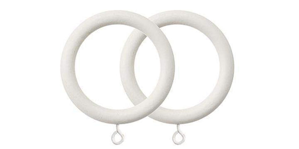 Jones Cathedral 30mm Cotton Curtain Rings (Pack Size 4) - Curtain Poles Emporium