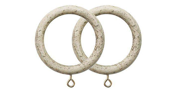 Jones Cathedral 30mm Putty Curtain Rings (Pack Size 4) - Curtain Poles Emporium