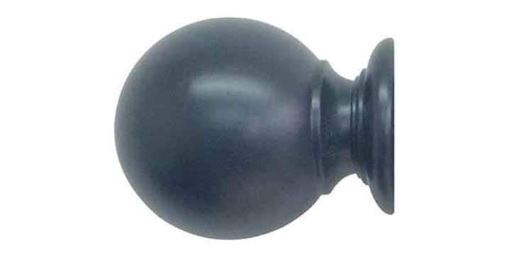 Jones Estate 50mm Airforce Curtain Pole Ball Finial - Curtain Poles Emporium