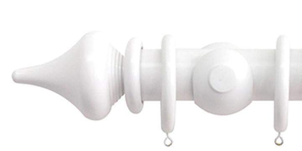Jones Estate 50mm Alabaster Curtain Pole Minaret Finial - Curtain Poles Emporium