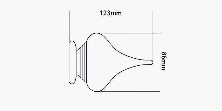 Jones Estate 50mm Lead Curtain Pole Minaret Finial - Curtain Poles Emporium