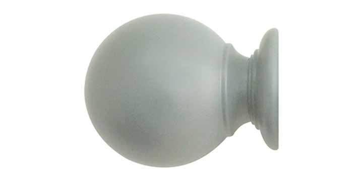 Jones Estate 50mm Mercury Curtain Pole Ball Finial - Curtain Poles Emporium