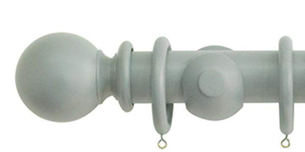 Jones Estate 50mm Mercury Curtain Pole Ball Finial - Curtain Poles Emporium
