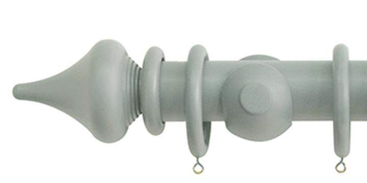 Jones Estate 50mm Mercury Curtain Pole Minaret Finial - Curtain Poles Emporium