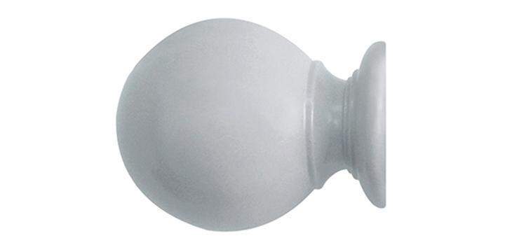Jones Estate 50mm Shingle Curtain Pole Ball Finial - Curtain Poles Emporium
