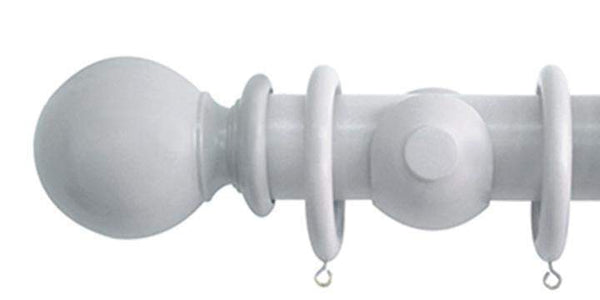 Jones Estate 50mm Shingle Curtain Pole Ball Finial - Curtain Poles Emporium