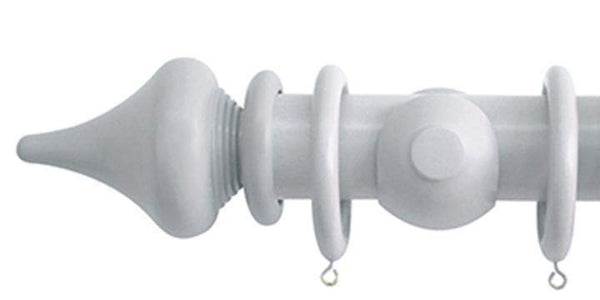Jones Estate 50mm Shingle Curtain Pole Minaret Finial - Curtain Poles Emporium