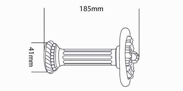 Jones Estate Claret Acanthus Holdback - Curtain Poles Emporium