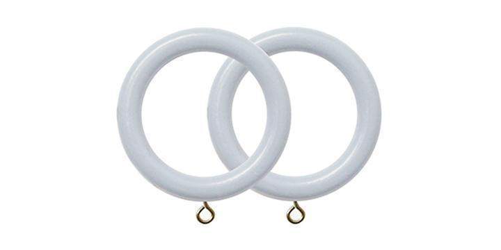 Jones Estate Shingle 50mm Curtain Pole Rings (Pack 4) - Curtain Poles Emporium