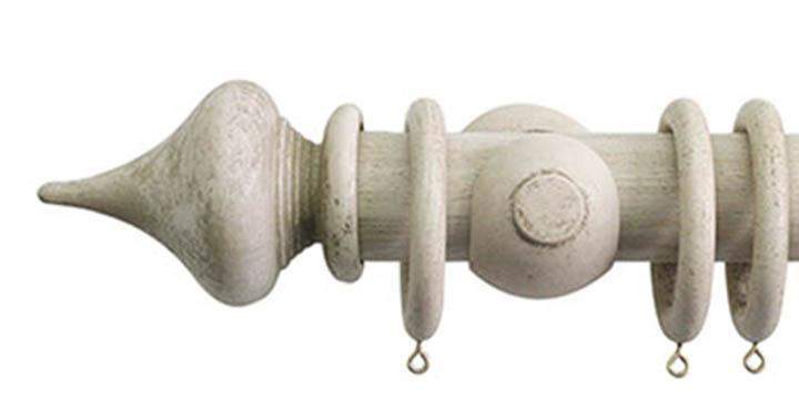 Jones Florentine 50mm Putty Curtain Pole Minaret Finial - Curtain Poles Emporium