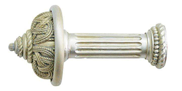 Jones Grande Champagne Silver Rope Holdback - Curtain Poles Emporium