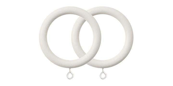 Jones Florentine Cotton 50mm Curtain Pole Rings (Pack 4) - Curtain Poles Emporium