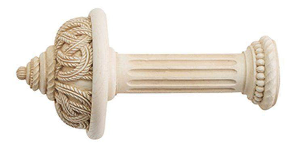 Jones Grande Ivory Rope Holdback - Curtain Poles Emporium