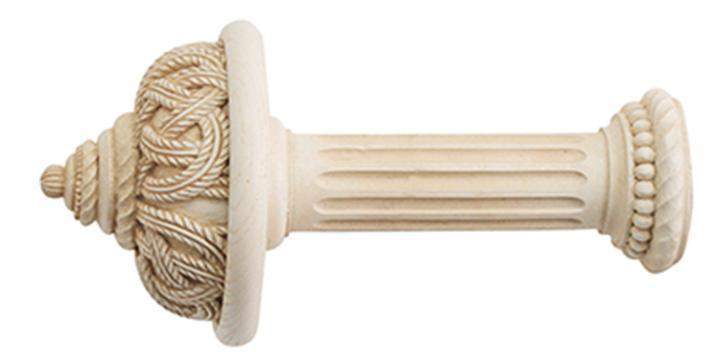 Jones Grande Ivory Rope Holdback - Curtain Poles Emporium
