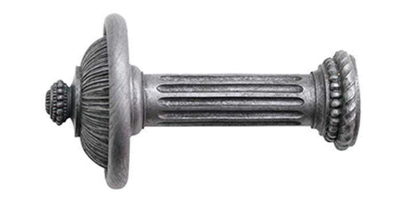 Jones Florentine Pewter Pleated Holdback - Curtain Poles Emporium