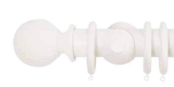 Jones Grande 63mm Cotton Curtain Pole Ball Finial - Curtain Poles Emporium