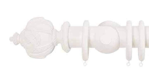 Jones Grande 63mm Cotton Curtain Pole Rope Finial - Curtain Poles Emporium