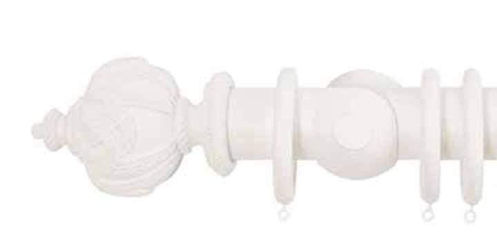 Jones Grande 63mm Cotton Curtain Pole Rope Finial - Curtain Poles Emporium