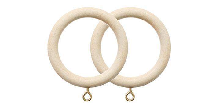 Jones Grande Ivory 63mm Curtain Pole Rings (Pack 4) - Curtain Poles Emporium