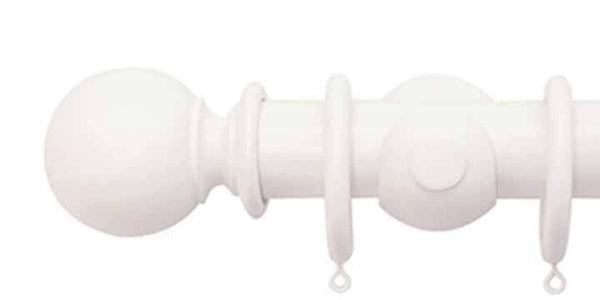 Jones Hardwick 40mm Cotton Curtain Pole Ball Finial - Curtain Poles Emporium