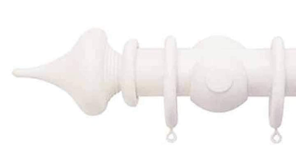 Jones Hardwick 40mm Cotton Curtain Pole Minaret Finial - Curtain Poles Emporium