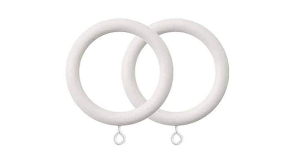 Jones Hardwick 40mm Cotton Curtain Rings (Pack Size of 4) - Curtain Poles Emporium