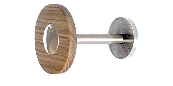 Jones Holdback Oak Finish per pair - Curtain Poles Emporium