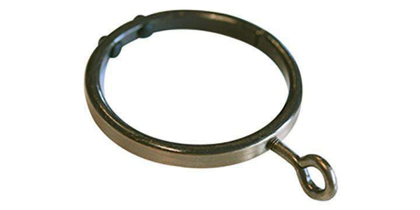 Jones Lunar 28mm Curtain Pole Ring Burnished Brass - Curtain Poles Emporium