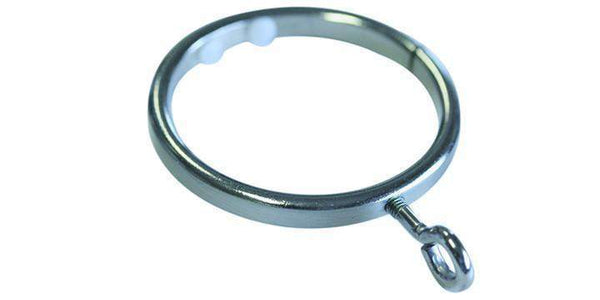 Jones Lunar 28mm Curtain Pole Ring Matt Nickel - Curtain Poles Emporium