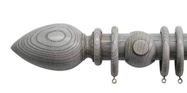 Jones Oakham 50mm Dove Curtain Pole Cone Finial - Curtain Poles Emporium