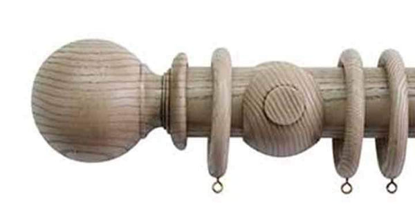 Jones Oakham 50mm Truffle Curtain Pole Ball Finial - Curtain Poles Emporium
