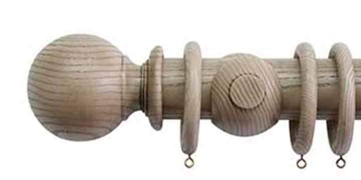Jones Oakham 50mm Truffle Curtain Pole Ball Finial - Curtain Poles Emporium