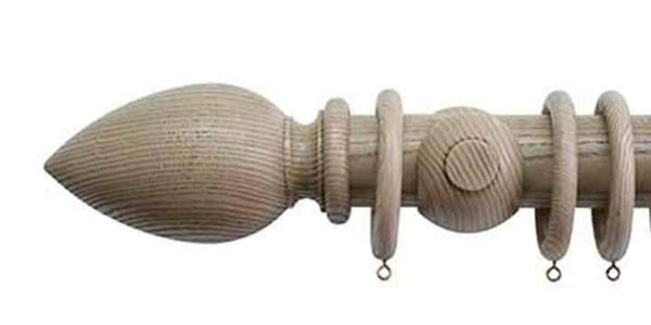 Jones Oakham 50mm Truffle Curtain Pole Cone Finial - Curtain Poles Emporium