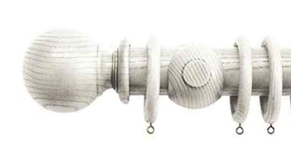 Jones Oakham 50mm Tusk Curtain Pole Ball Finial - Curtain Poles Emporium