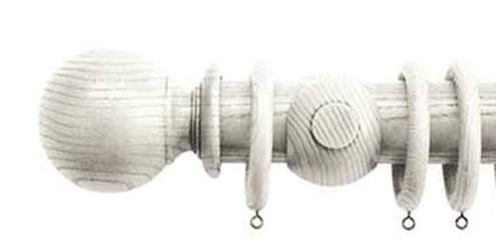 Jones Oakham 50mm Tusk Curtain Pole Ball Finial - Curtain Poles Emporium