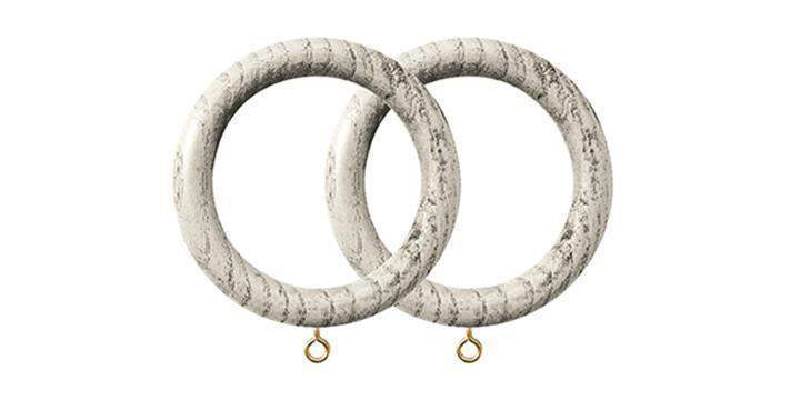 Jones Oakham 50mm Tusk Curtain Rings (Pack of 4) - Curtain Poles Emporium