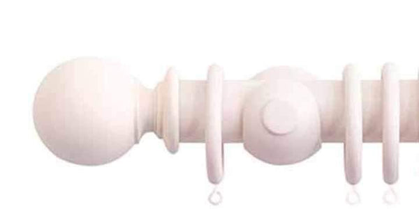 Jones Seychelles 40mm Blush Curtain Pole Ball Finial - Curtain Poles Emporium