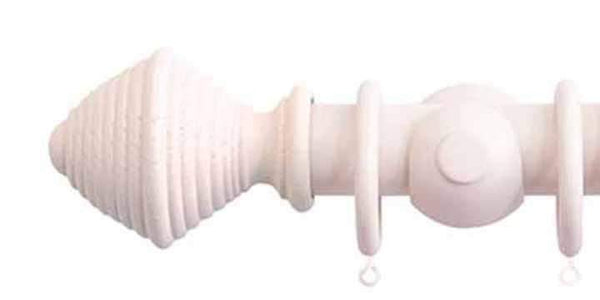 Jones Seychelles 40mm Blush Curtain Pole Hive Finial - Curtain Poles Emporium