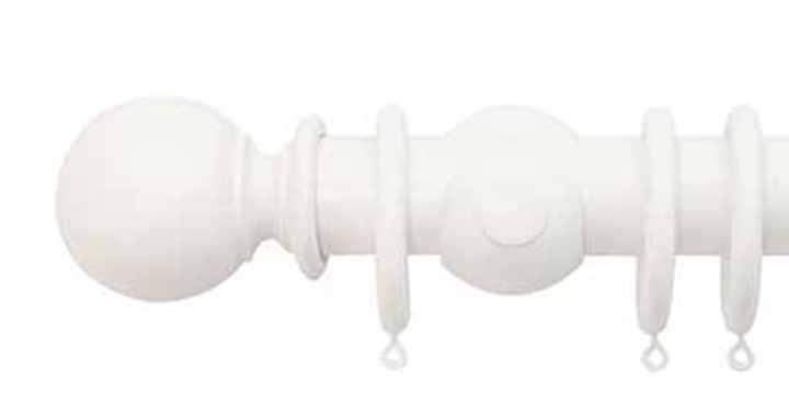 Jones Seychelles 40mm Cotton Curtain Pole Ball Finial - Curtain Poles Emporium