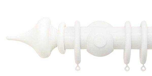 Jones Seychelles 40mm Cotton Curtain Pole Minaret Finial - Curtain Poles Emporium