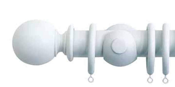Jones Seychelles 40mm Mist Curtain Pole Ball Finial - Curtain Poles Emporium