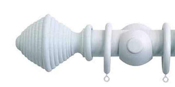 Jones Seychelles 40mm Mist Curtain Pole Hive Finial - Curtain Poles Emporium