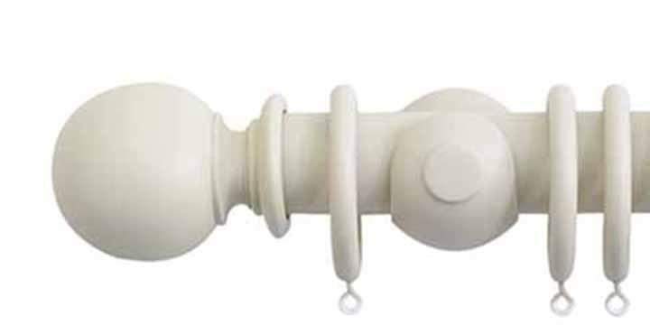Jones Seychelles 40mm Sand Curtain Pole Ball Finial - Curtain Poles Emporium