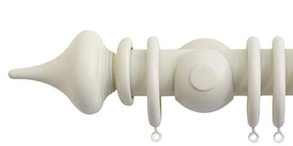 Jones Seychelles 40mm Sand Curtain Pole Minaret Finial - Curtain Poles Emporium