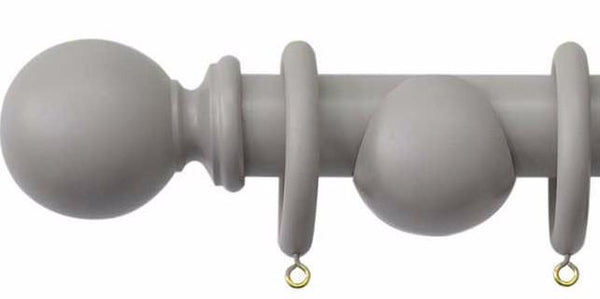 Jones Shore 35mm Clay Curtain Pole Ball Finial - Curtain Poles Emporium